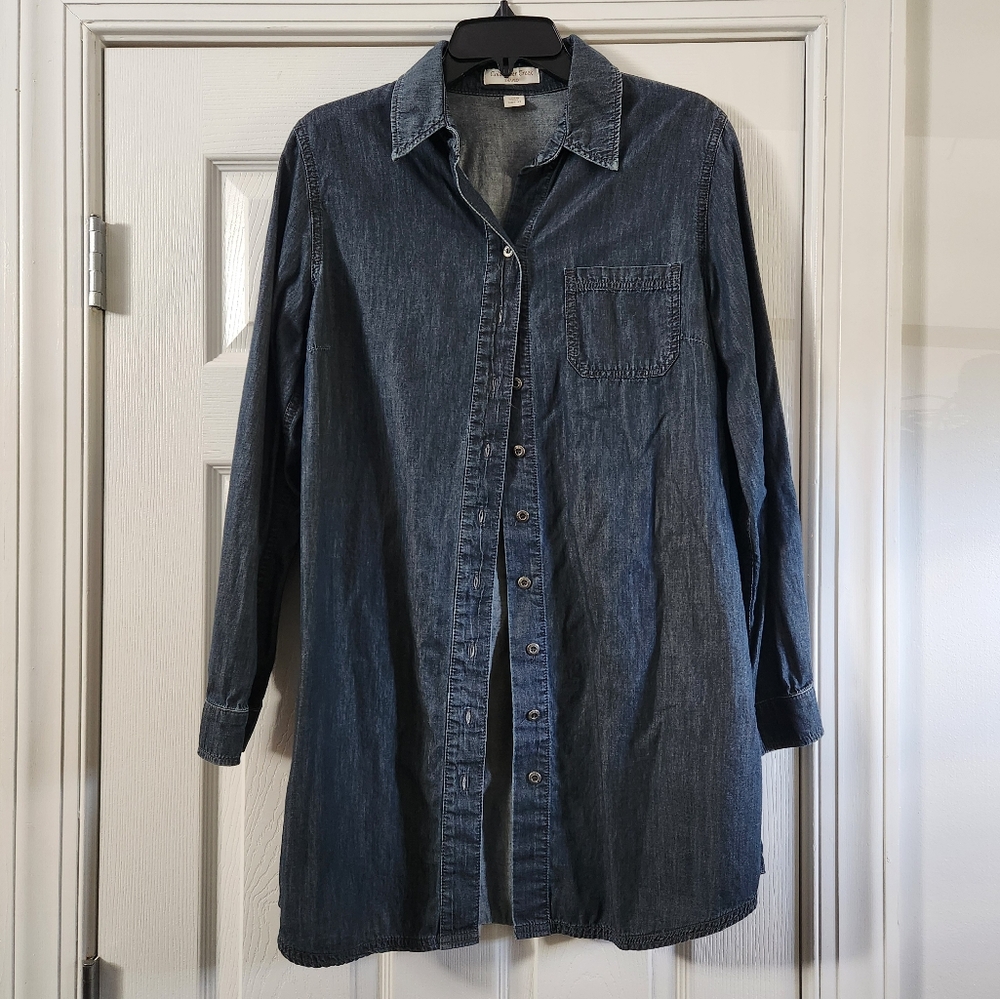 Coldwater Creek Shaped Cambray Dress